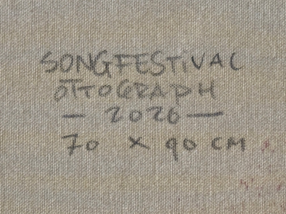ottograph painting - Songfestival - mixed media on canvas - 70x90cm #ottograph 2026