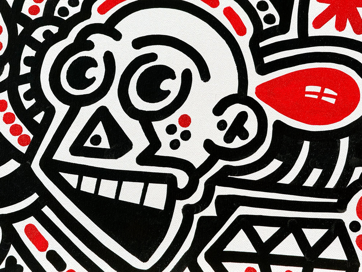 ottograph painting - Songfestival - mixed media on canvas - 70x90cm #ottograph 2026