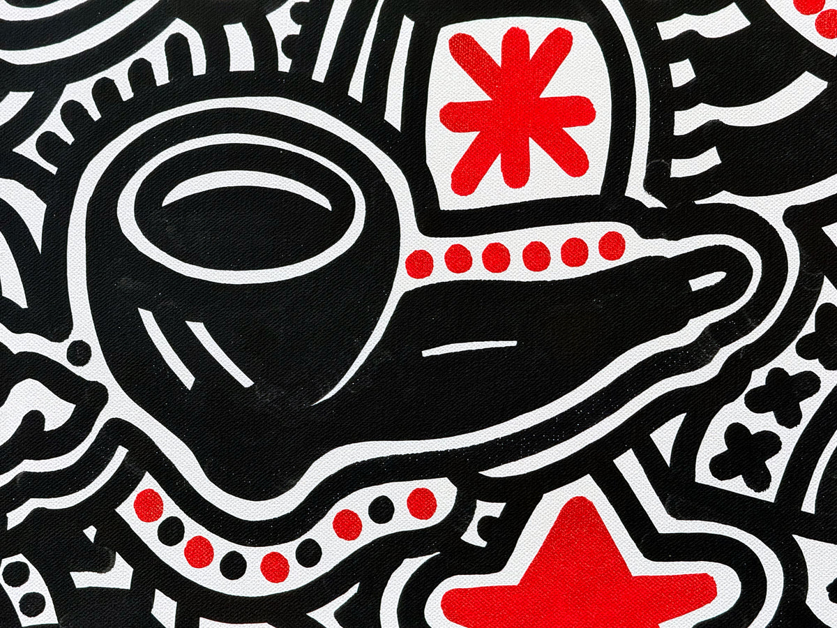 ottograph painting - Songfestival - mixed media on canvas - 70x90cm #ottograph 2026