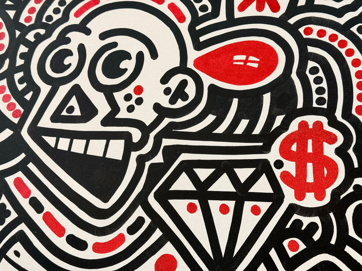 ottograph painting - Songfestival - mixed media on canvas - 70x90cm #ottograph 2026