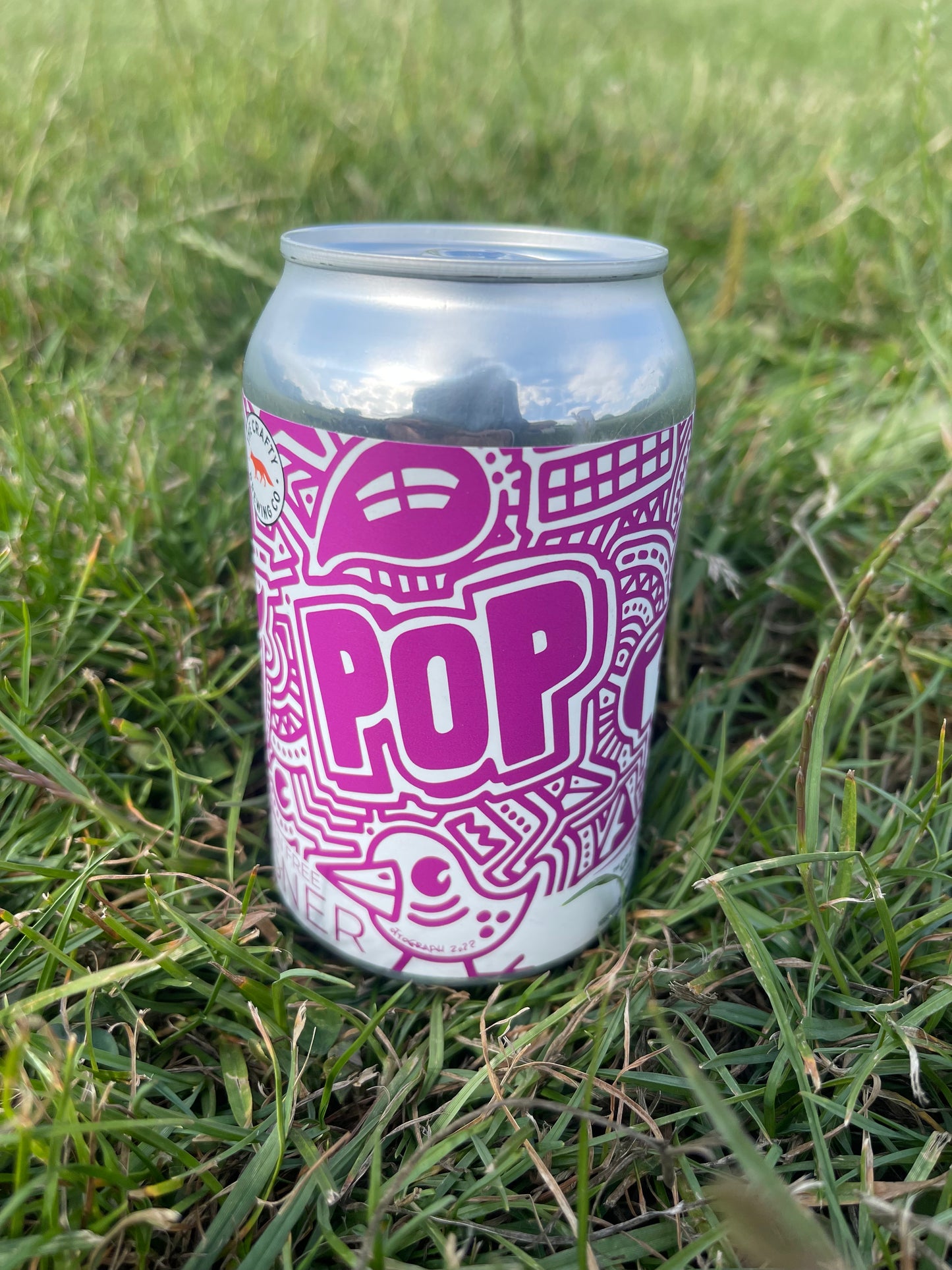 beer can design in collaboration with crafty brewing london